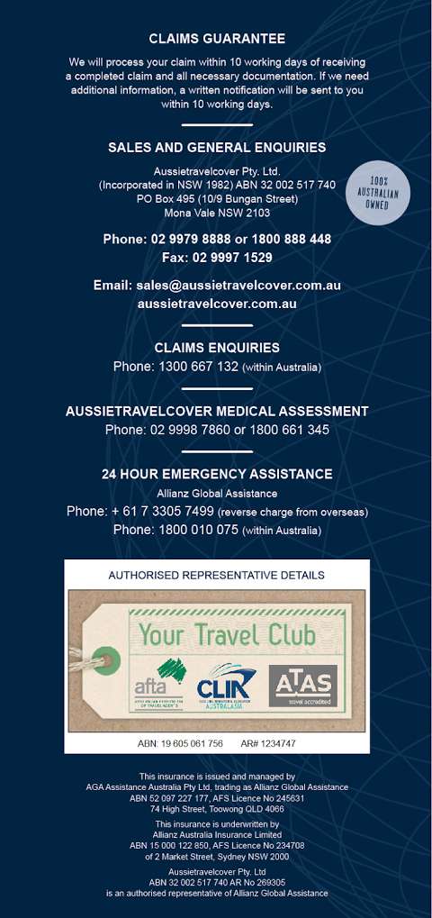 Photo: Your Aussietravelcover Travel Insurance Club